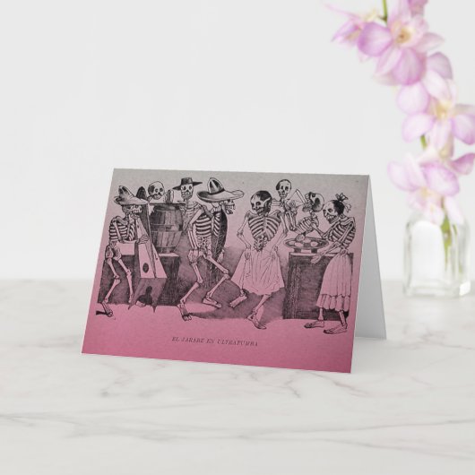 Dia De Los Muertos Card - Elのjarabe enのultratumba カード (蘭)