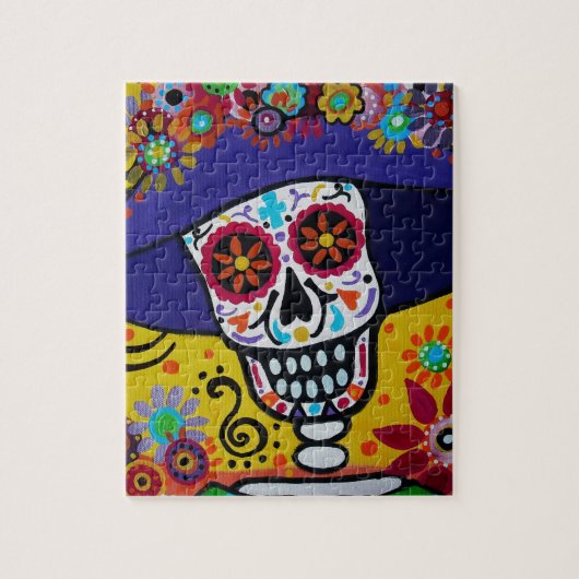 Dia de los Muertos Catrina ジグソーパズル (縦)