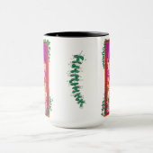 Dia de los Muertos Catrina with Purple & Green マグカップ (中央)