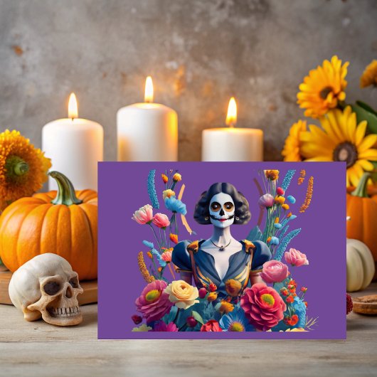 Día de los Muertos, celebración de amor y recuerdo カード