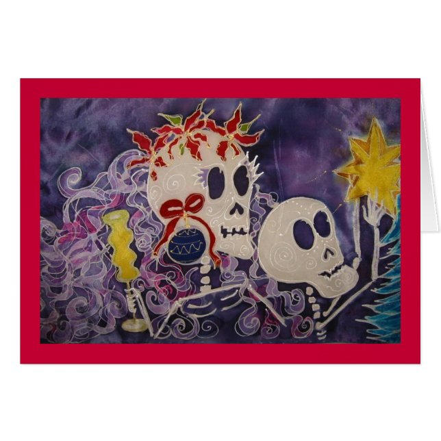 Dia de los Muertos Christmasのポインセチア (正面横)