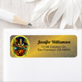 Dia de Los Muertos Church PV-190130アドレス ラベル (インサイチュ)