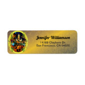 Dia de Los Muertos Church PV-190130アドレス ラベル (正面)