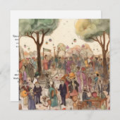 "Dia de los Muertos", Concerto de los Muertos 招待状 (正面/裏面)