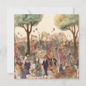 "Dia de los Muertos", Concerto de los Muertos 招待状 (正面)