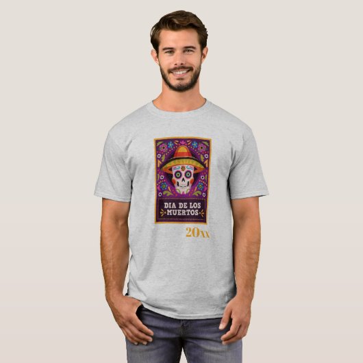 Dia De Los Muertos dated Tシャツ (正面フル)