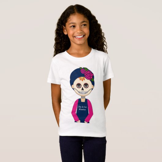 Día de los Muertos (Day if the Dead) Tシャツ (正面フル)