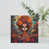 Dia de los Muertos (Day of the Dead)ギター 招待状 (スタンド正面)