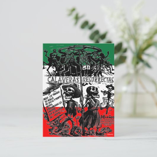 Dia de los Muertos (Day of the Dead) ポストカード (スタンド正面)