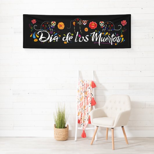 Dia de los Muertos - Day of the Dead Banner 横断幕 (インサイチュ)