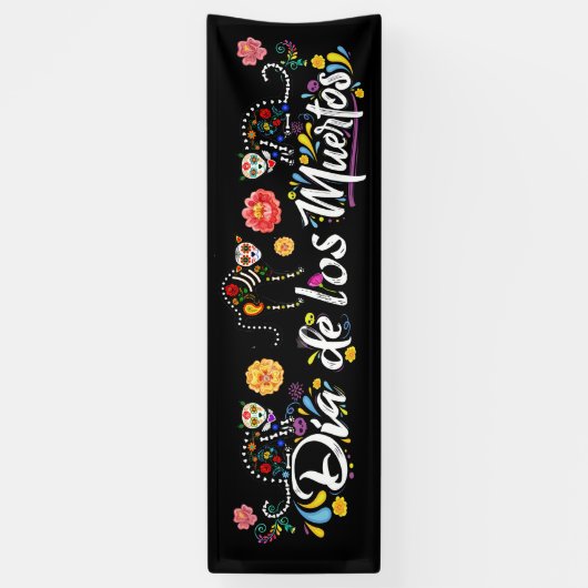 Dia de los Muertos - Day of the Dead Banner 横断幕 (縦)