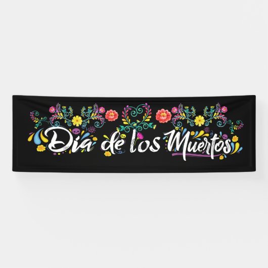 Dia de los Muertos - Day of the Dead Banner 横断幕 (横)