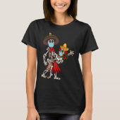 Dia De los Muertos Day of the Dead  Skulls Dancing Tシャツ (正面)