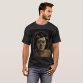 Dia De Los Muertos Faceの入れ墨 Tシャツ (正面フル)