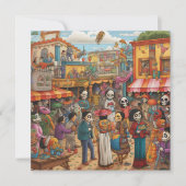 「Dia de los Muertos Fair」 招待状 (正面)