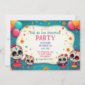 💀 Dia de los Muertos Fiesta to Remember 招待状 (正面)