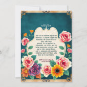 💀🎉Dia de los Muertos Gilded & Gone: 招待状 (裏面)