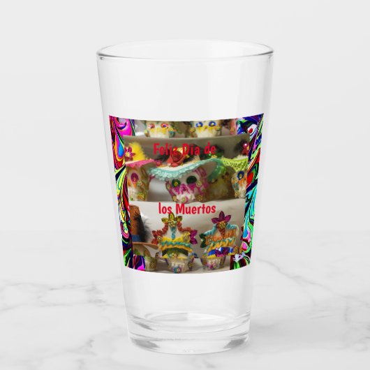 Dia de los Muertos, Glass Tumbler タンブラーグラス (正面)