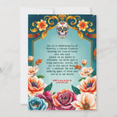 💀🎉Dia de los Muertos Heart & Soul 招待状 (裏面)