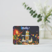 Dia de Los Muertos Hello PV-190130 QR カード (スタンド正面)