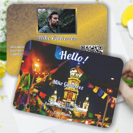 Dia de Los Muertos Hello PV-190130 QR Calling Card コーリングカード
