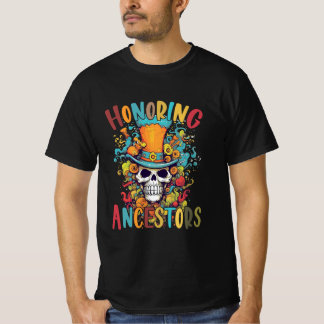 Dia De Los Muertos, Honoring An先祖 Tシャツ