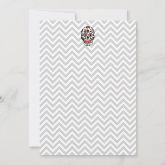 Dia de los Muertos Invitation 招待状 (裏面)