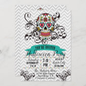 Dia de los Muertos Invitation 招待状 (正面/裏面)