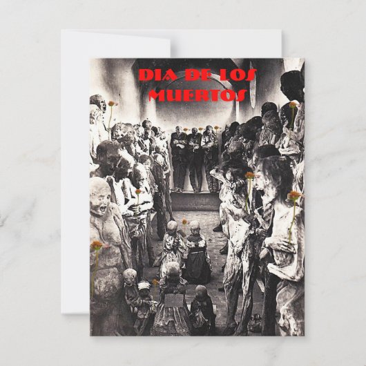 DIA DE LOS MUERTOS MACABREミームミュージアム招待状 招待状 (正面)
