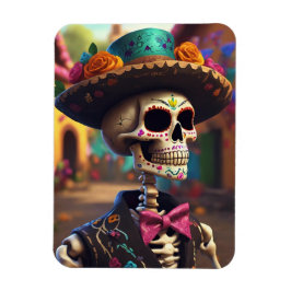 Dia de los Muertos Mariachi マグネット