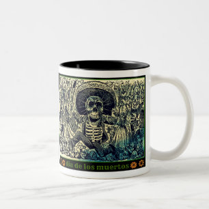 Dia De Los Muertos Mug ツートーンマグカップ