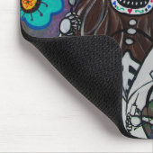 Dia de los Muertos Nurse RN マウスパッド (コーナー)