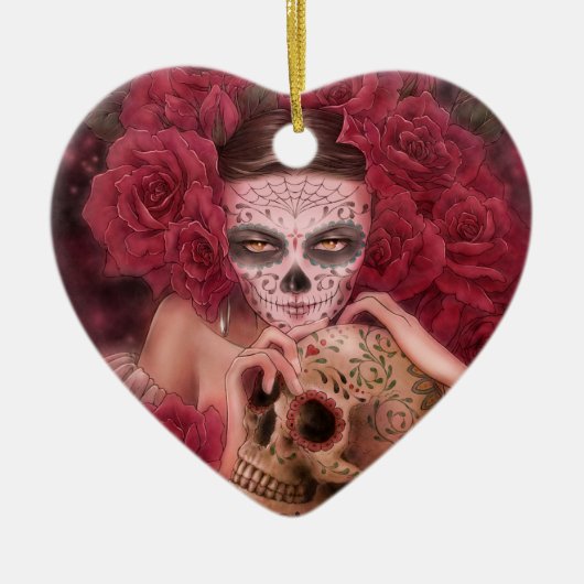 Dia de los Muertos Ornament セラミックオーナメント (正面)