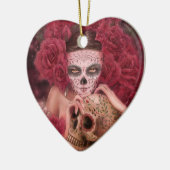 Dia de los Muertos Ornament セラミックオーナメント (左)