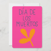 Día de los Muertos Party Invitation 招待状 (裏面)
