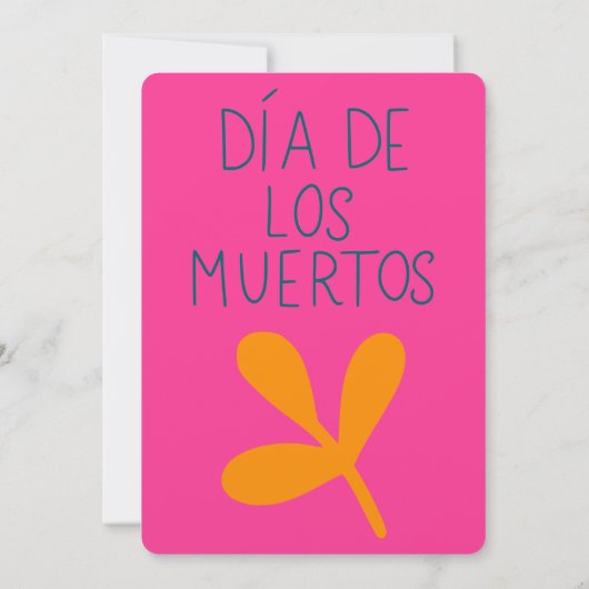 Día de los Muertos Party Invitation 招待状 (裏面)