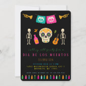 Día de los Muertos Party Invitation 招待状 (正面)
