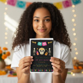 Día de los Muertos Party Invitation 招待状