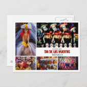 Día De Los Muertos, Patzcuaro，メキシコポストカード ポストカード (正面/裏面)