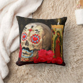 Dia de los Muertos Pillow クッション (ブランケット)