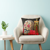 Dia de los Muertos Pillow クッション (椅子)