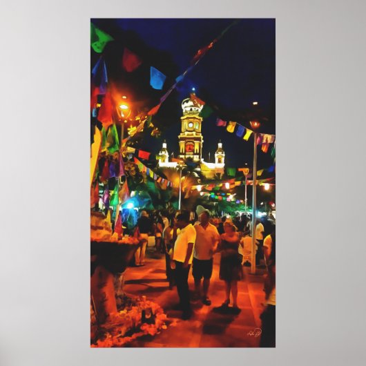 Dia de Los Muertos PV-190130アートプリント ポスター (正面)