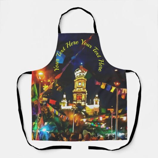 Dia de Los Muertos PV-190130 エプロン (正面)