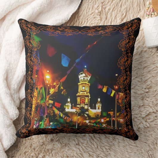 Dia de Los Muertos PV-190130 クッション (ブランケット)