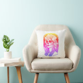 Día De Los Muertos, regenbogenfarben クッション (椅子)