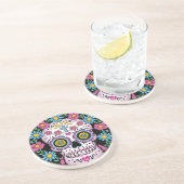 Dia de los Muertos Skull コースター (側面)