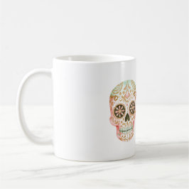 Dia de los muertos Skull コーヒーマグカップ