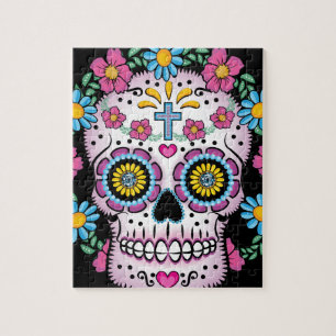 Dia de los Muertos Skull ジグソーパズル