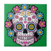 Dia de los Muertos Skull タイル (正面)