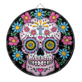 Dia de los Muertos Skull ダーツボード (正面)